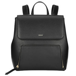 DKNY Bryant Park Saffiano Leather Backpack, Black